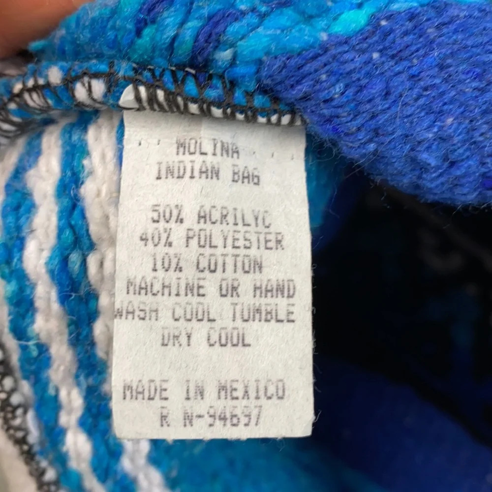 Molina Indian handmade bag made in Mexico - Picture 3 of 3